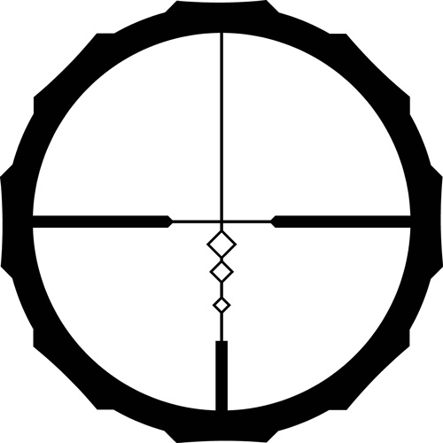 Crimson Trace Brushline Pro Riflescope 3 to 9x40 BDC Muzzleloader Reticle for Rifles Pistols