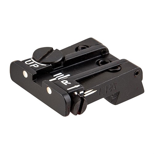 L.P.A. Sights CZ 75 Adjustable Rear Sight White Dot for CZ 75