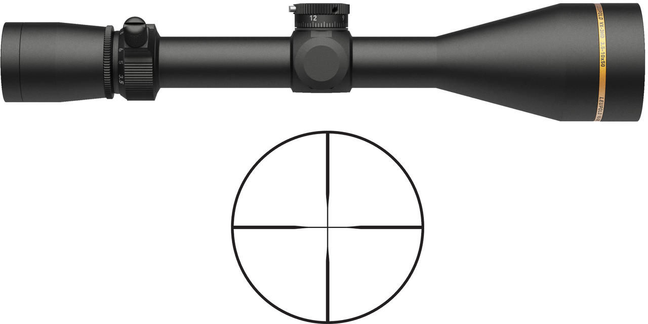 Leupold VX-3HD 3.5-10x50mm CDS-ZL Duplex Rifle Scope Made in USA
