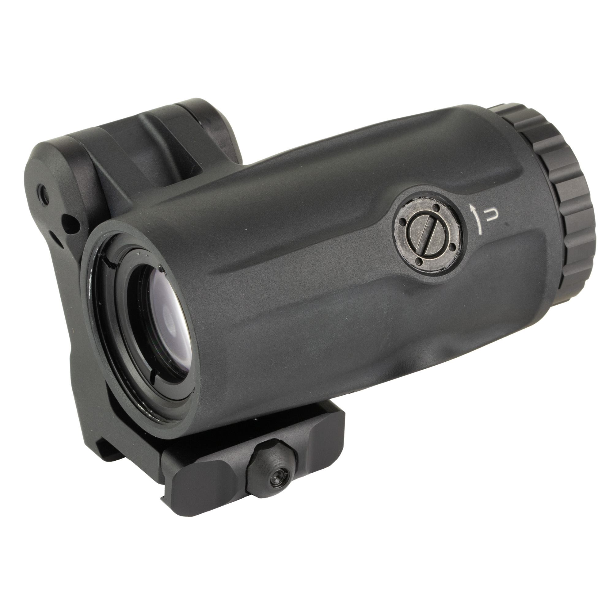 Unity Tactical FSTM4B 4x Magnifier Waterproof Adjustable Windage Elevation for Picatinny Red Dot Sights