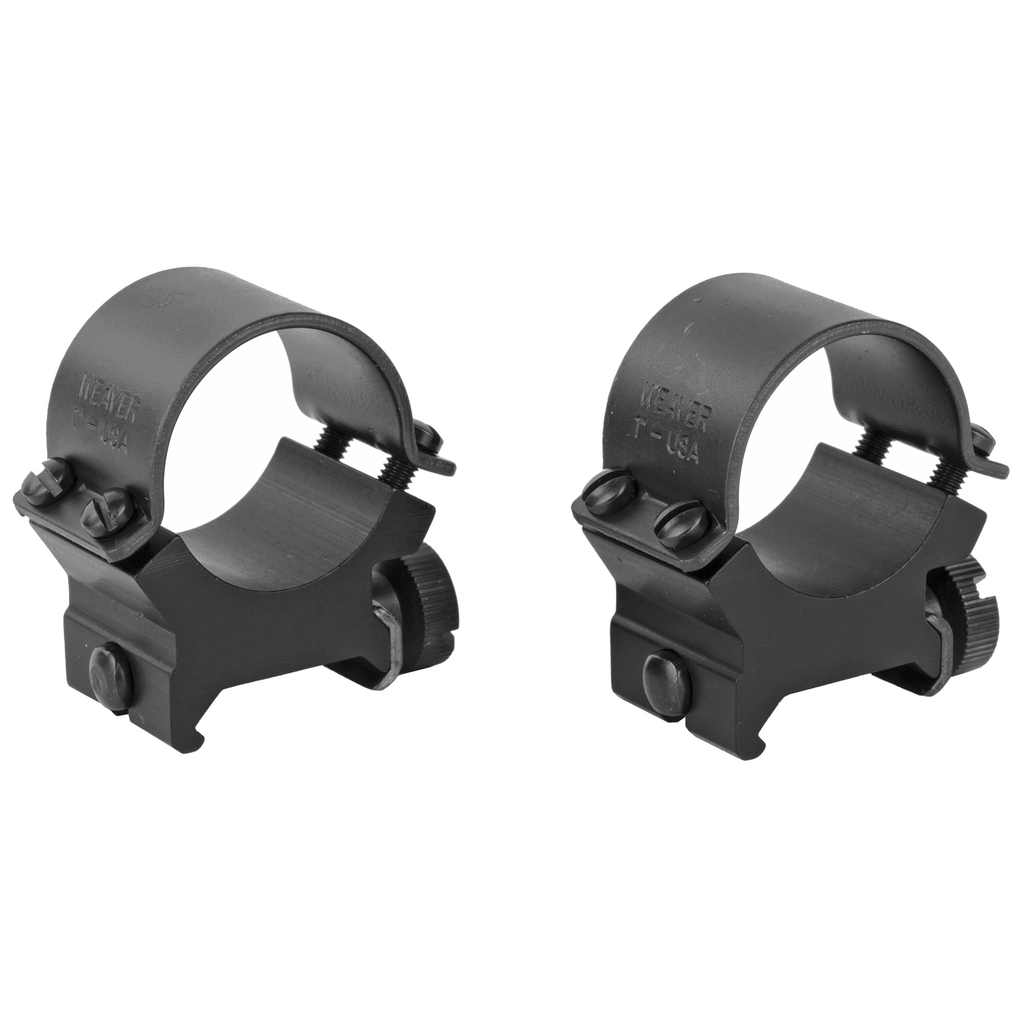 Weaver Sure Grip Detachable Rings Matte 1in High Four-Screw System