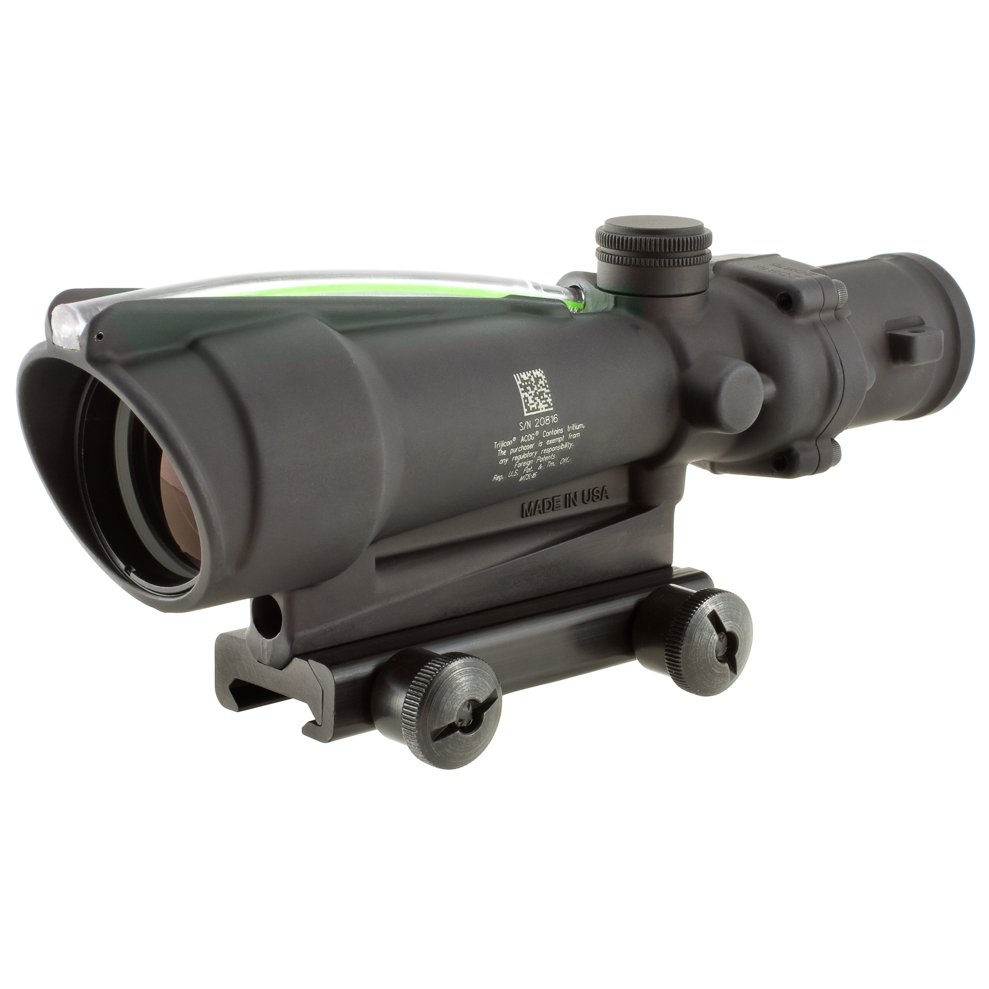 Trijicon ACOG 3.5x35mm Matte Black Green Horseshoe BDC Reticle with TA51 Mount