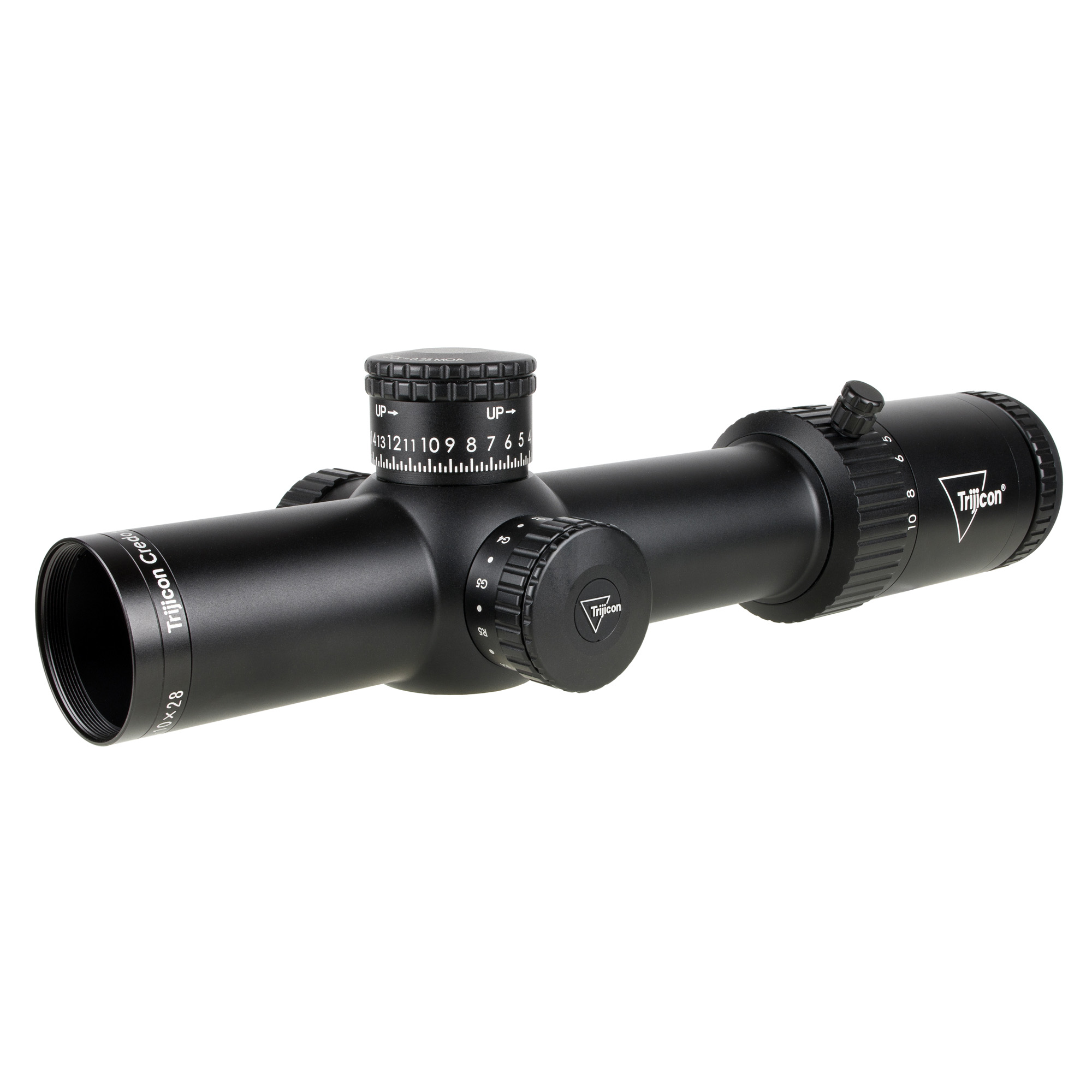 Trijicon Credo HX 1-10x28mm 34mm Tube Red Green Segmented Circle Reticle Matte