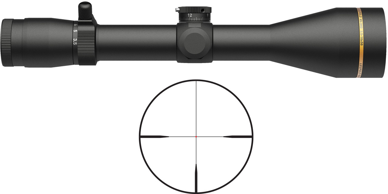 Leupold VX-3HD 3.5-10x50 CDS-ZL Illuminated FireDot Twilight Hunter Scope