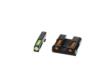 HIVIZ LiteWave H3 Sight Glock 9mm 40 SW 357 SIG Orange Green White Ring