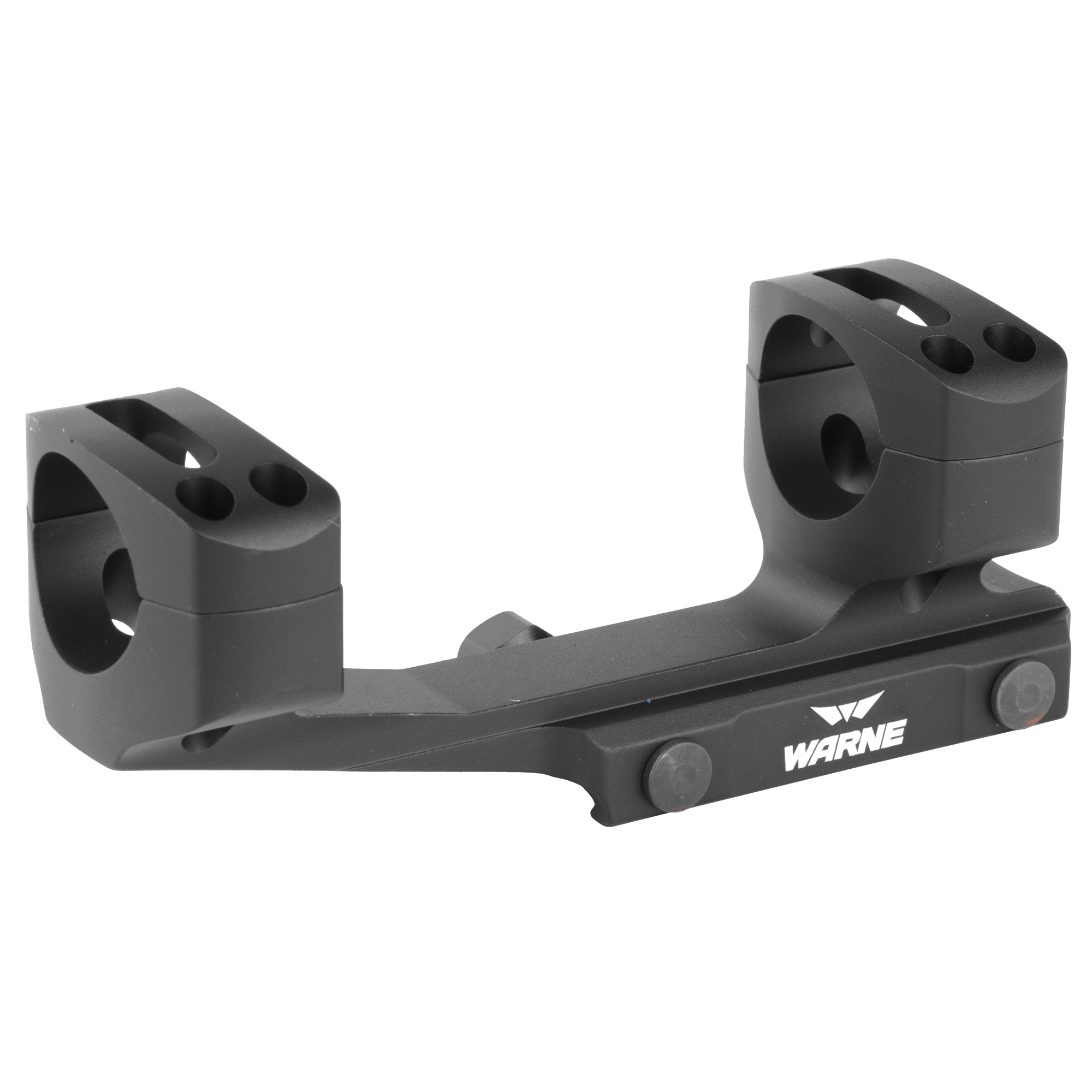 Warne XSKEL1TW XSKEL Scope Mount Ring Combo 1 Inch 0 MOA AR Rifles Skeletonized