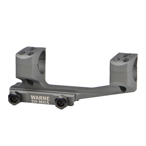 Warne X Skel Mount 1in 20MOA Picatinny Cantilever for MSR Lightweight Aluminum