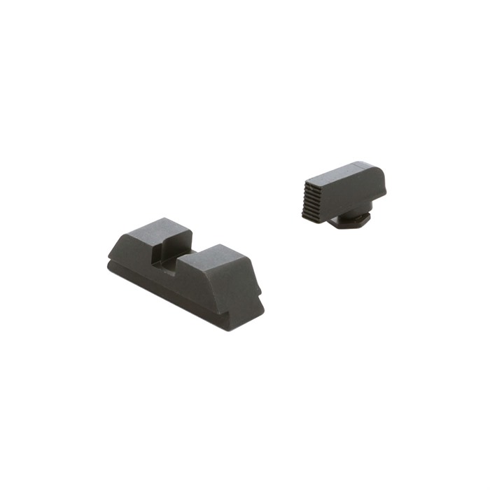 AmeriGlo Range Serrated Sight Set Glock Gen 5 19 23 Square Notch