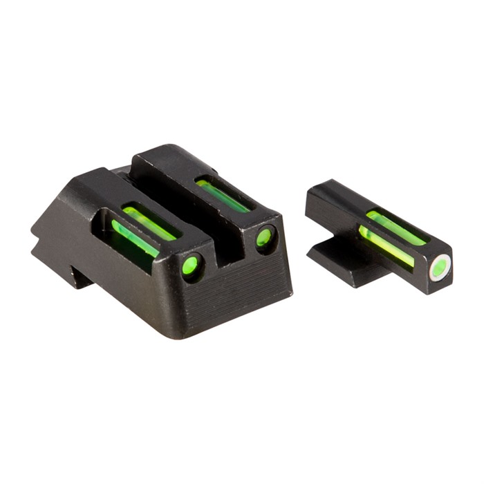 Hiviz LiteWave H3 Kimber 1911 Green Orange Tritium Front Rear Sights