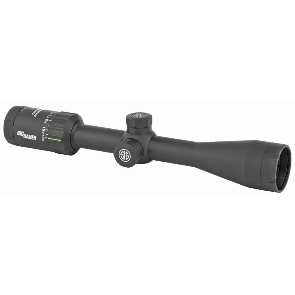 Sig Sauer Whiskey3 4-12x40mm Rifle Scope Second Focal Plane 1/4 MOA Quadplex Reticle
