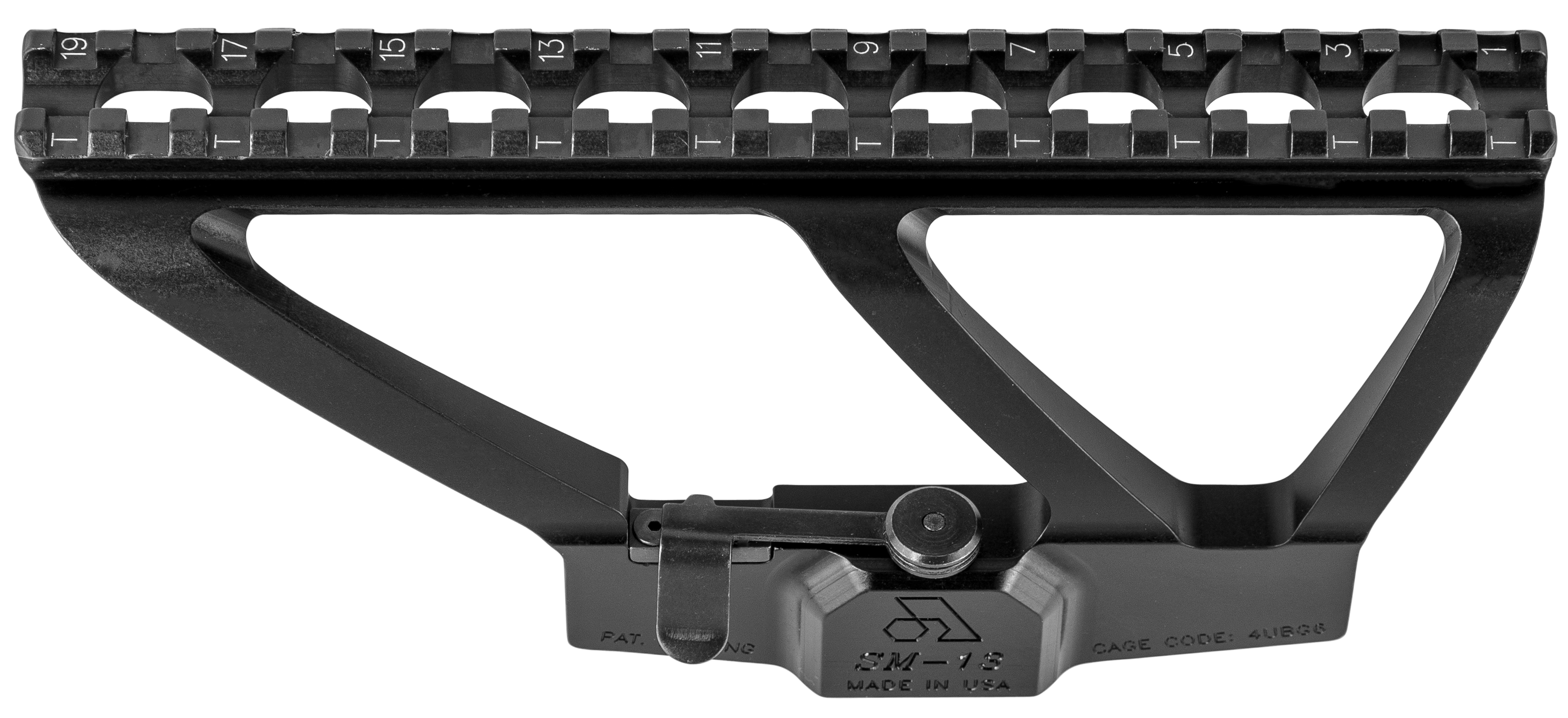 Arsenal SM13 Picatinny Scope Mount Aluminum Fits AK 47 Rail