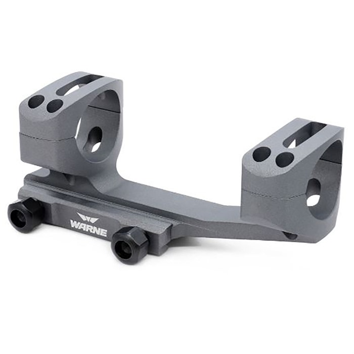 Warne Gen 2 Extended Skeletonized 1in MSR Mount Picatinny Tactical Gray