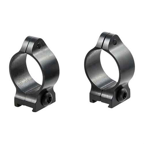 Talley Manufacturing 1 Inch Low Satin Blue Fixed Scope Rings for 1 Inch Scope Tube Low Height