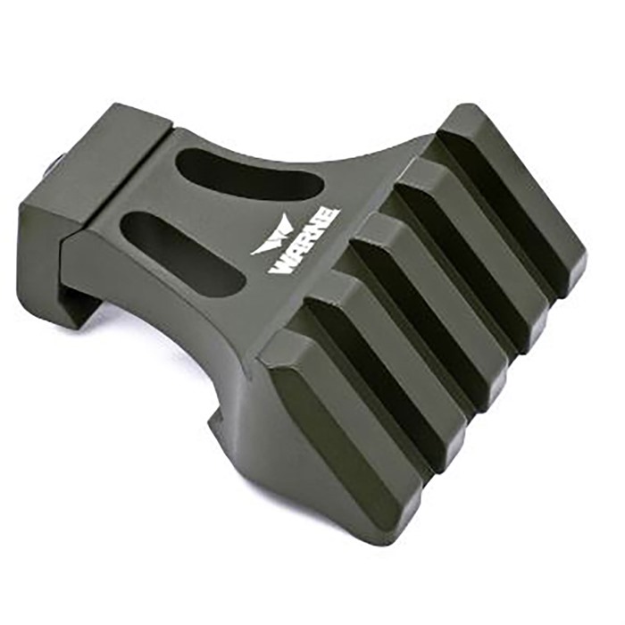 Warne Picatinny Side Mount 45 Degree Mil-Spec OD Green for Optics and Accessories