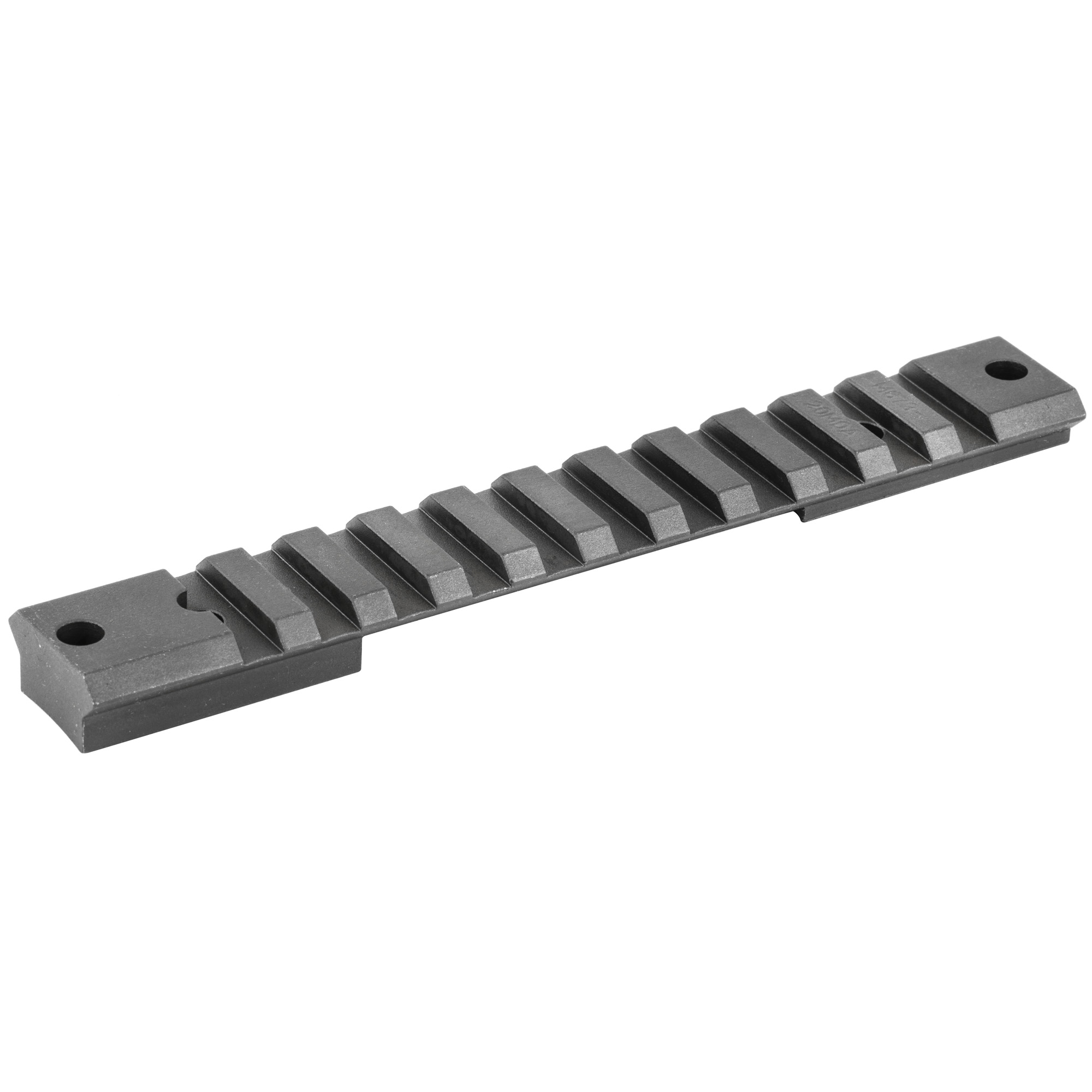 Warne M673M20MOA Remington 700 Tactical Rail Matte Black Short Action 20 MOA