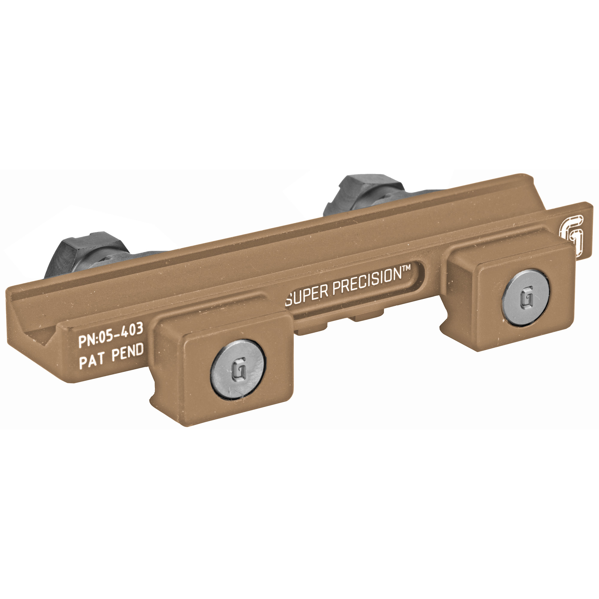 Geissele Super Precision Acog Mount Desert Tan Anodized Finish for Trijicon 4x Acog