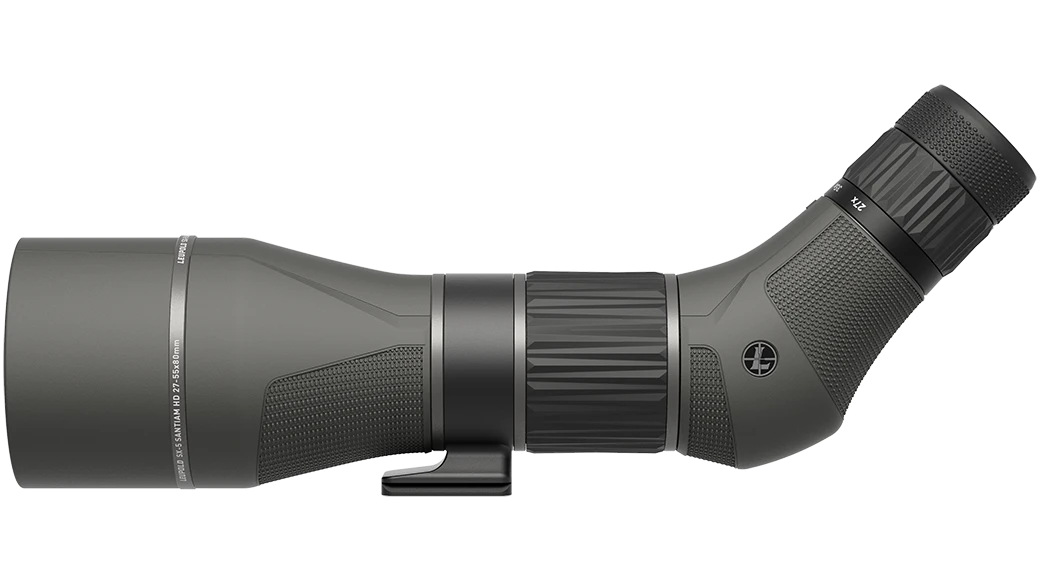Leupold SX-5 Santiam HD 27-55x80 Angled Spotting Scope Shadow Gray Armor Coated