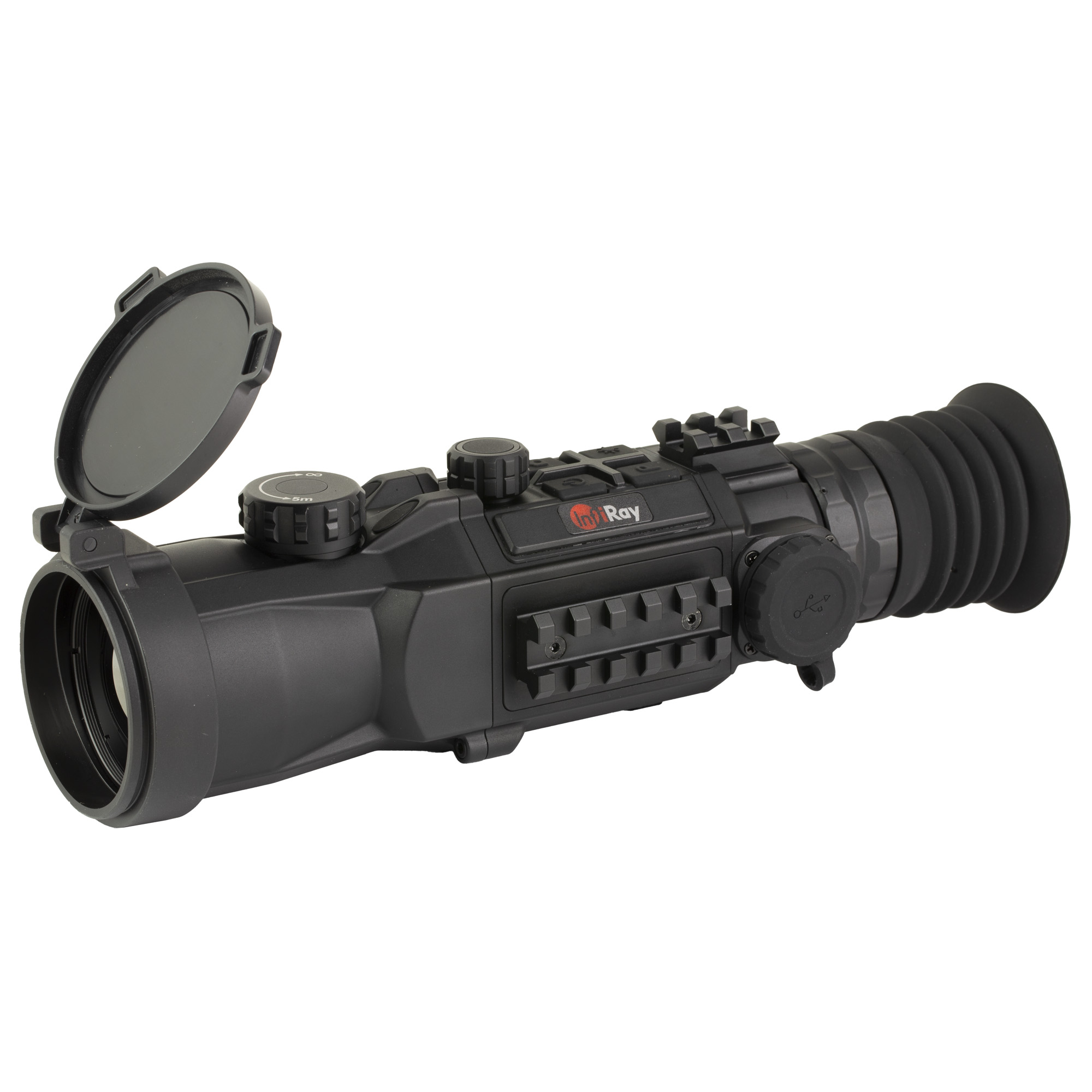 iRay USA InfiRay HYH50W RICO Hybrid 640 Thermal Weapon Sight 3x 50mm 2 MOA Reticle 8x Zoom