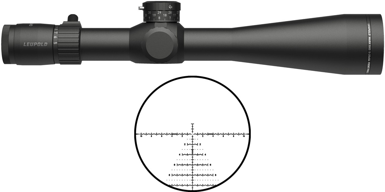 Leupold Mark 5HD 5-25x56mm M5C3 FFP PR2-MIL 35mm Tube Rifle Scope Matte