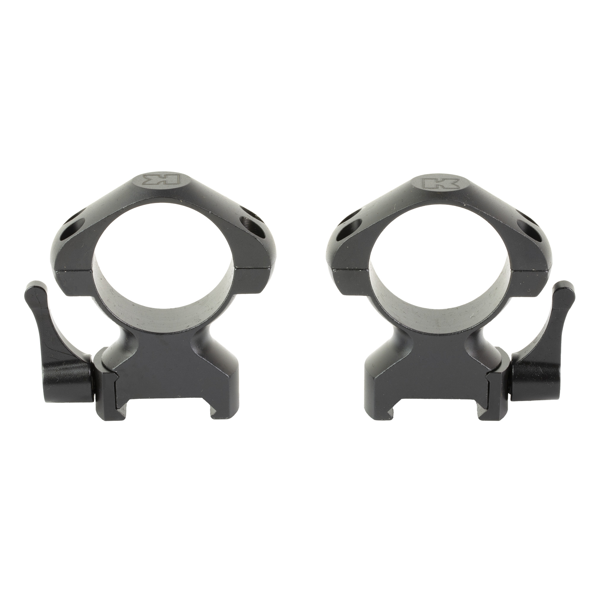 Konus Optics 7409 Steel Rings High Quick Release 30mm for Picatinny Weaver Rails Matte Finish