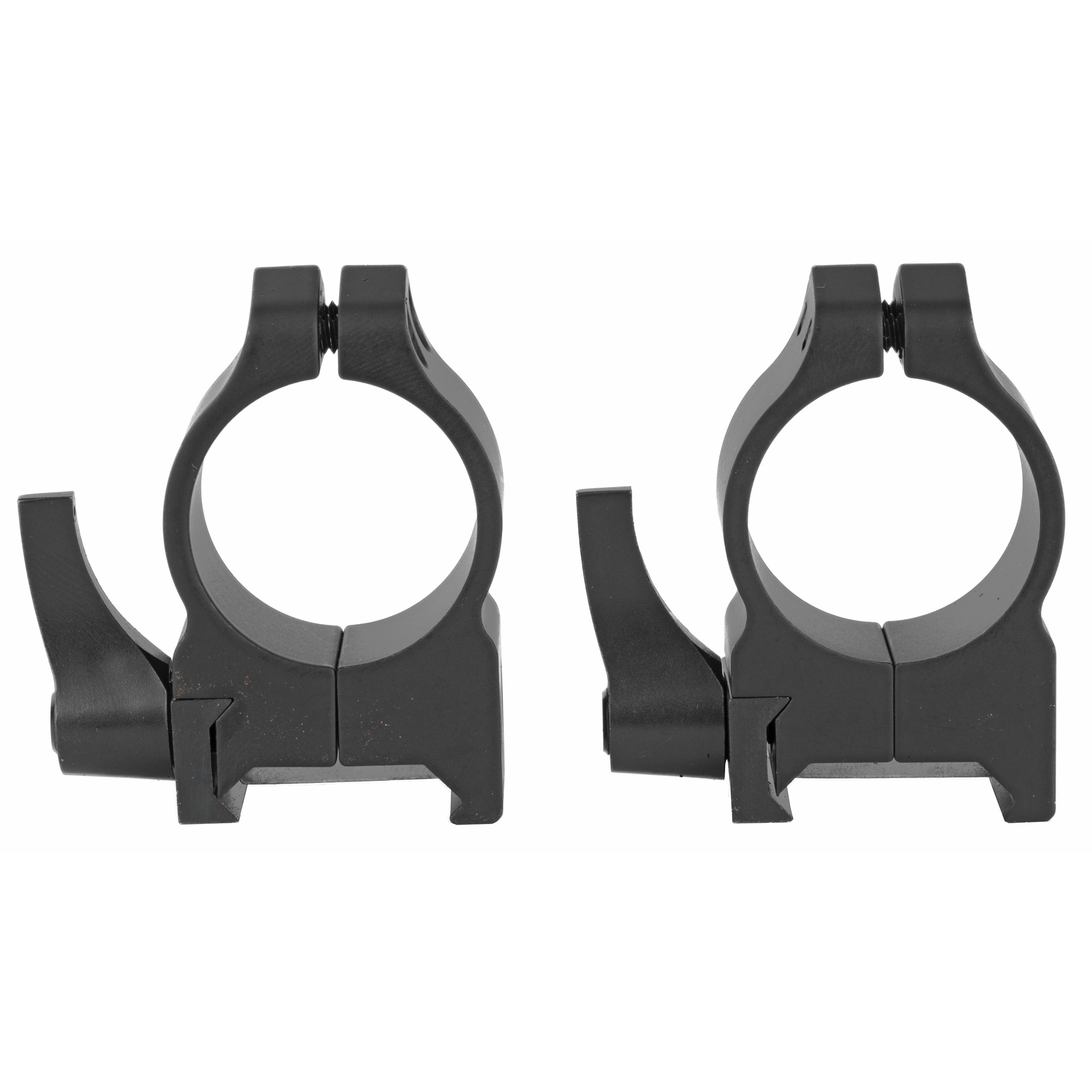 Warne Maxima Vertical Quick Detach Scope Rings Matte Black 1 in. Medium