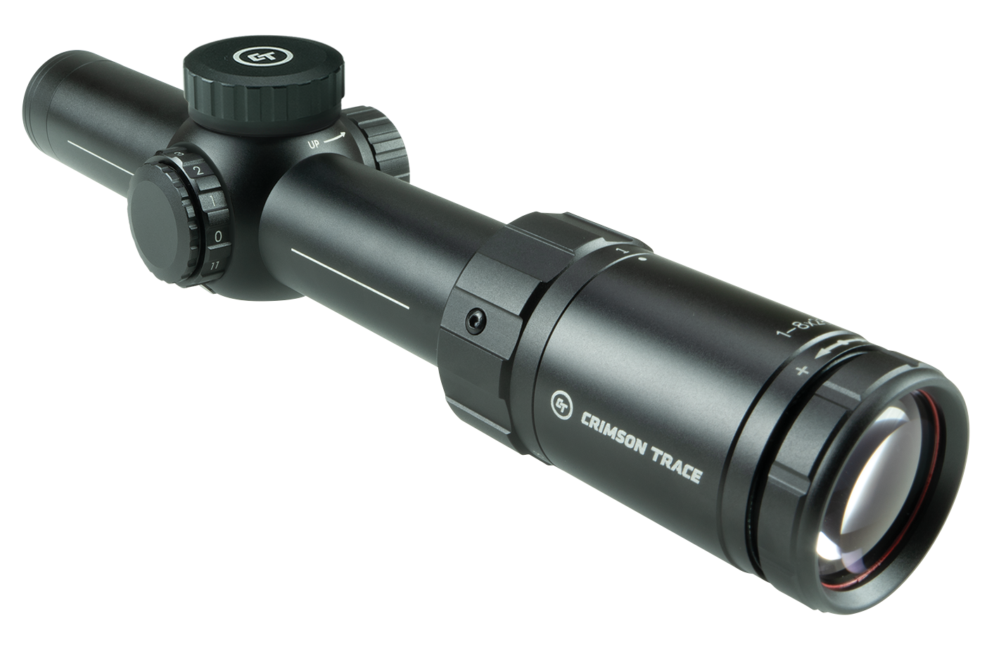 Crimson Trace CTL5108 1-8x28mm 34mm Tube SR1 MIL Illuminated FFP Rifle Scope