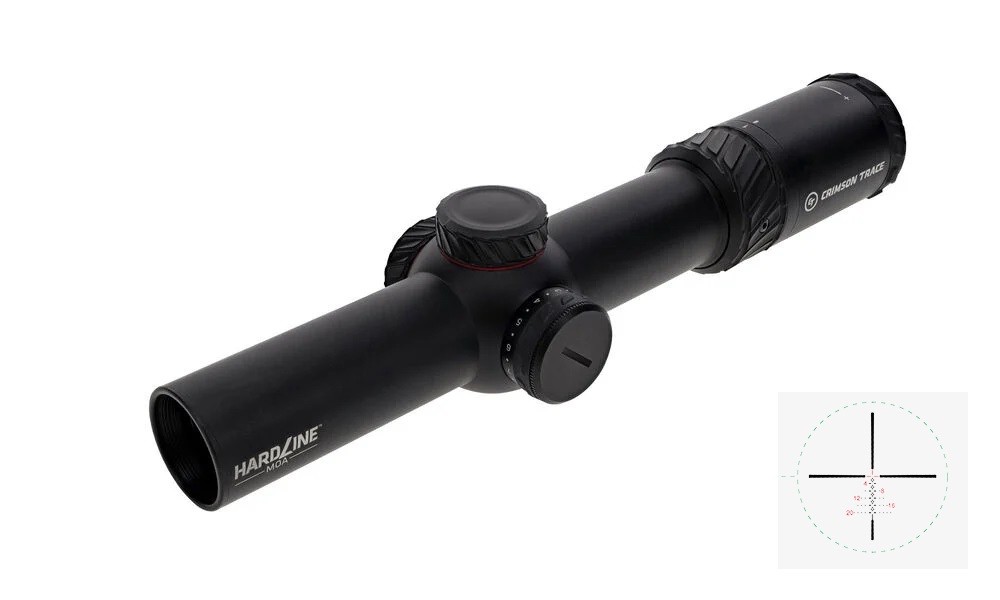 Crimson Trace Hardline LPVO 1 to 10x 28mm 34mm Tube CT TR1 MOA Illuminated Reticle