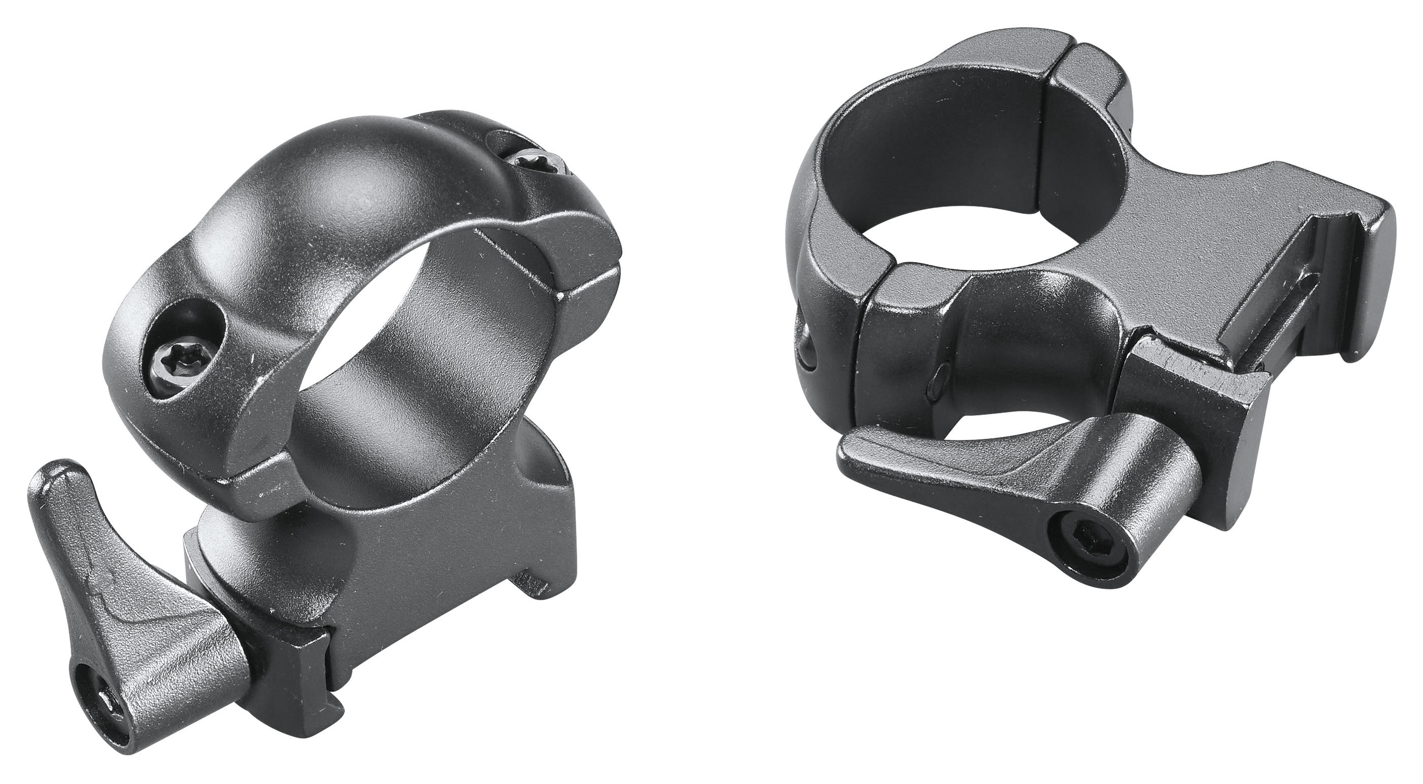 Weaver Lever Lok 1 Inch Extra High Matte Scope Mount Rings