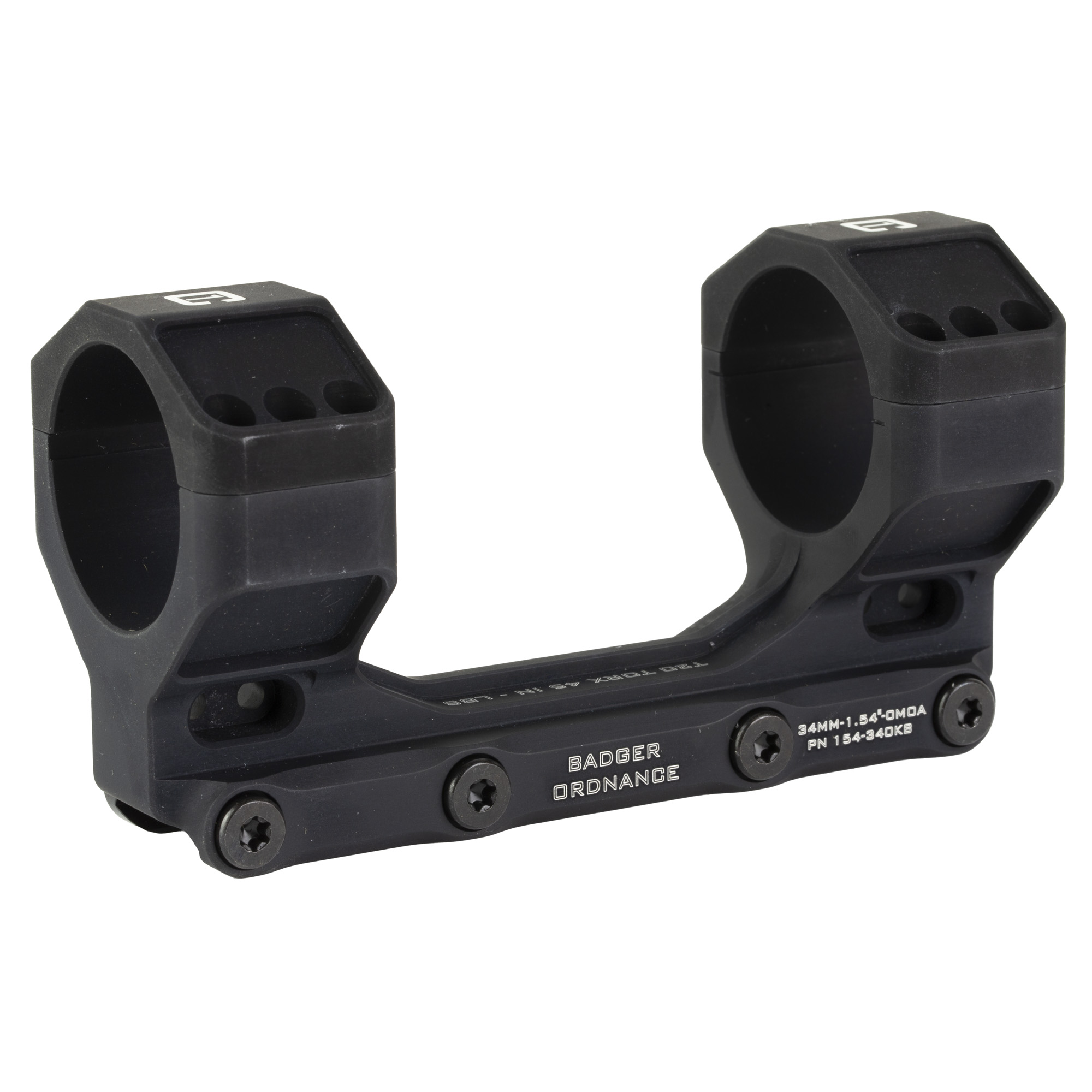 Badger Ordnance Condition One Max 34mm 1.54in Picatinny Mount