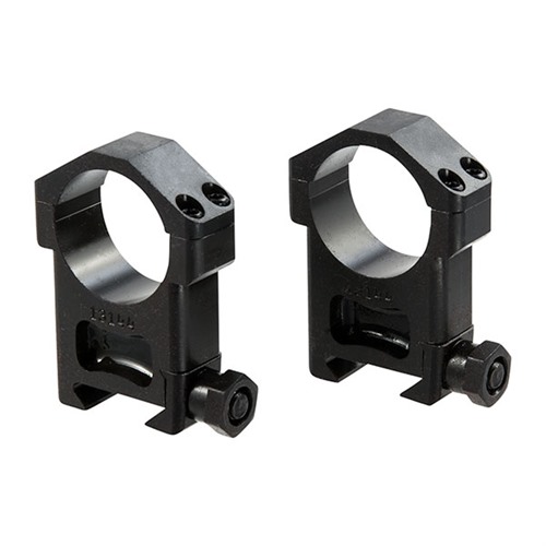 Badger Ordnance 30mm Ultra High Steel Scope Rings Tactical Picatinny 1.378in Matte