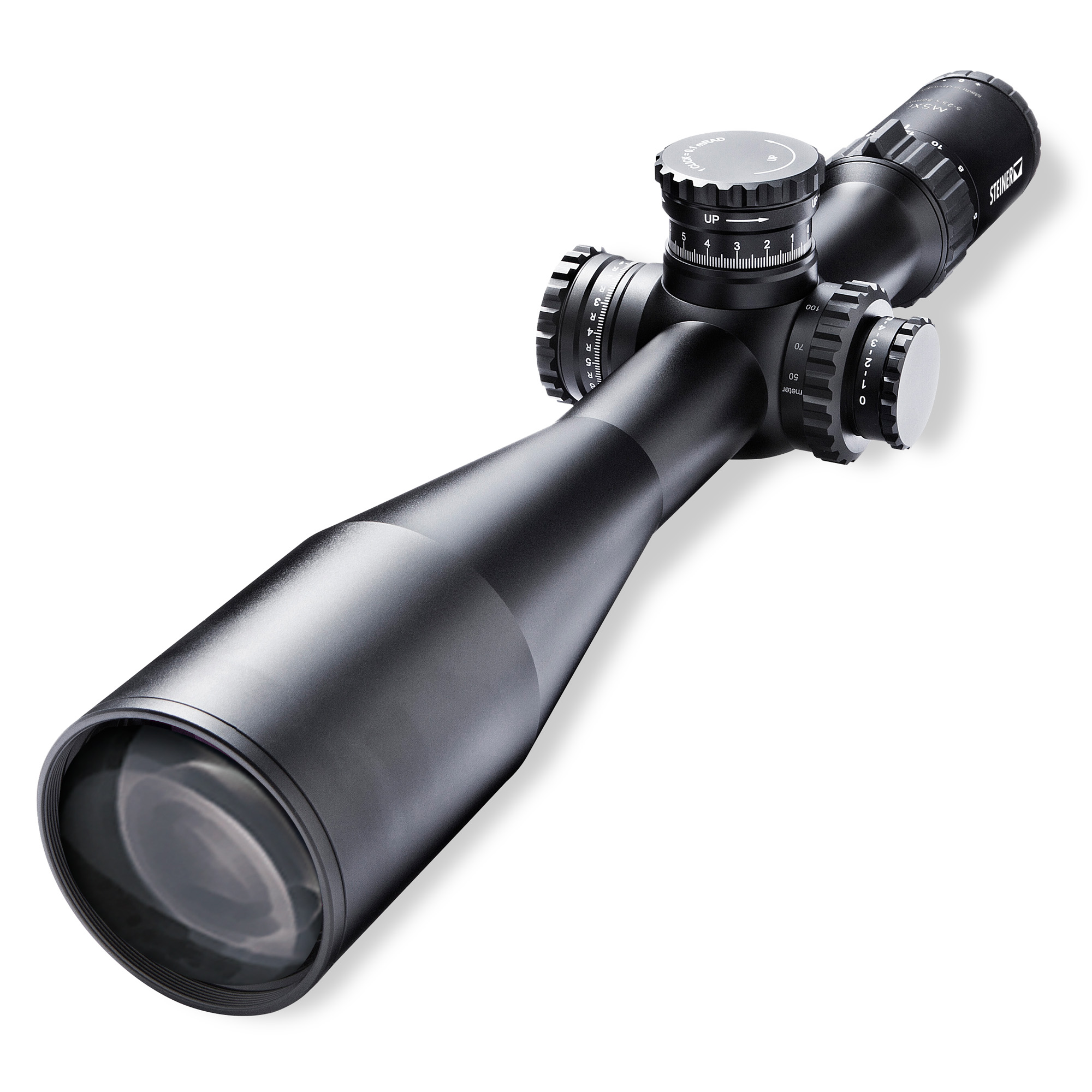 Steiner M5Xi 5-25x56 Rifle Scope 34mm Tube MSR2 Illuminated Christmas Tree Reticle