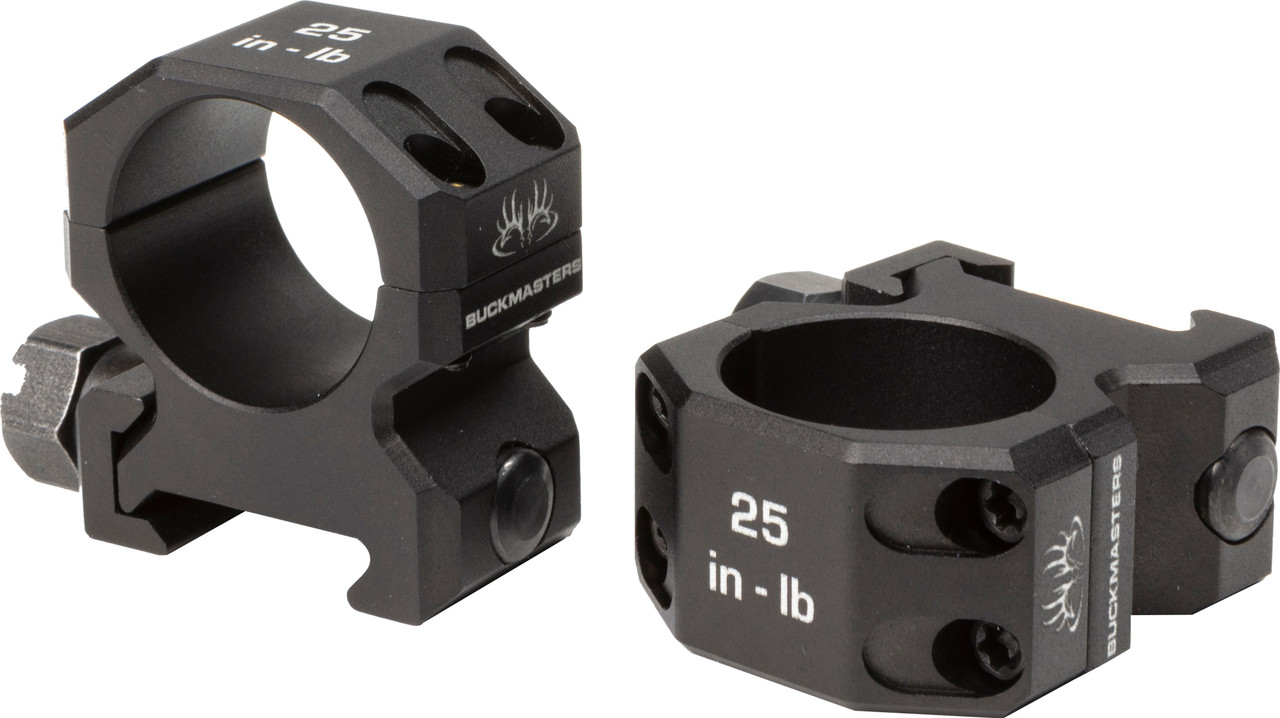 Sig Sauer Buckmasters 1in Low Picatinny Rings 0 MOA