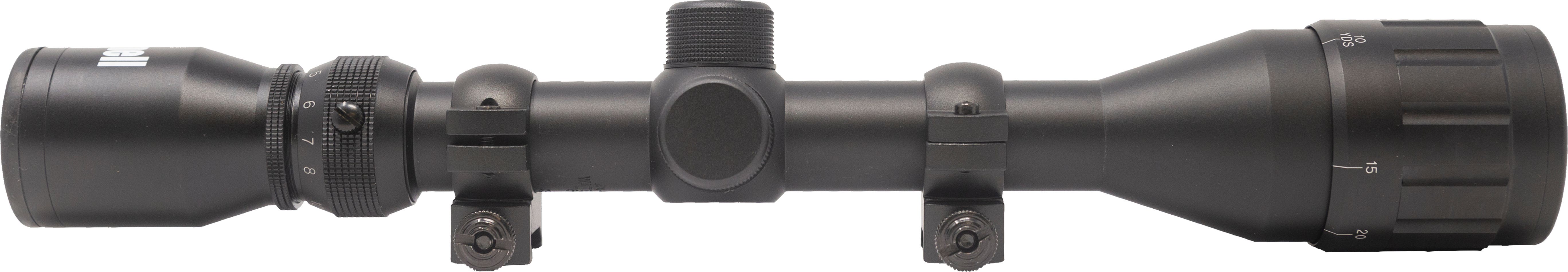 Special Buys BOP Sharpshooter 4-12x40 Scope with Rings Adjustable Objective Parallax