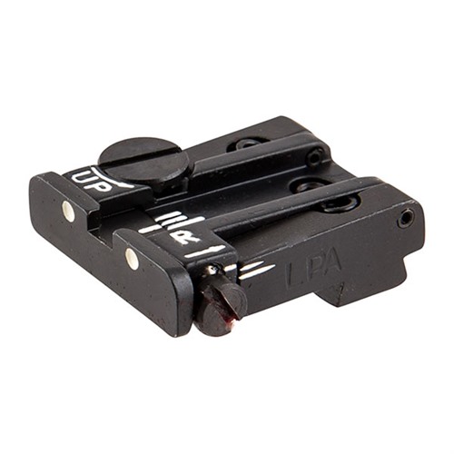 L.p.a. Sights Adjustable White Dot Rear Sight Glock 35 2-Dot