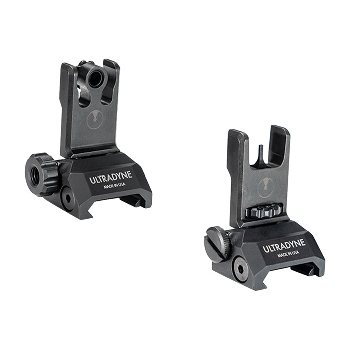 Ultradyne C2 Folding Front and Rear Sight Combo for Rifles