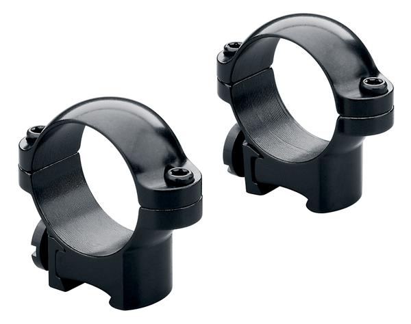 Leupold 2 Piece 22 Rimfire Ringmounts 1 Inch Medium Dovetail Rail Gloss