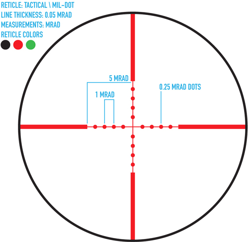 Firefield Tactical 8-32x50Ao Rifle Scope Mil-Dot Illuminated Reticle Picatinny Weaver