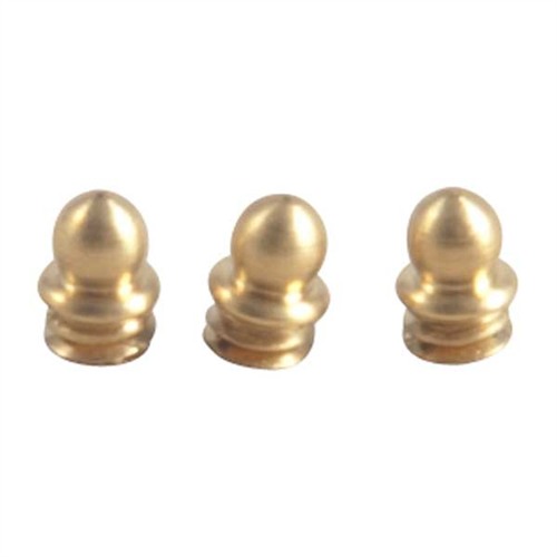 Bradley Gunsight Brass Skirted Bead 1/8in 5-40 Gold 3 Pack Shotguns