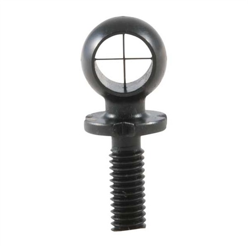 KNS Precision Crosshairs Standard Hooded Front Sight Brass Black AR-15