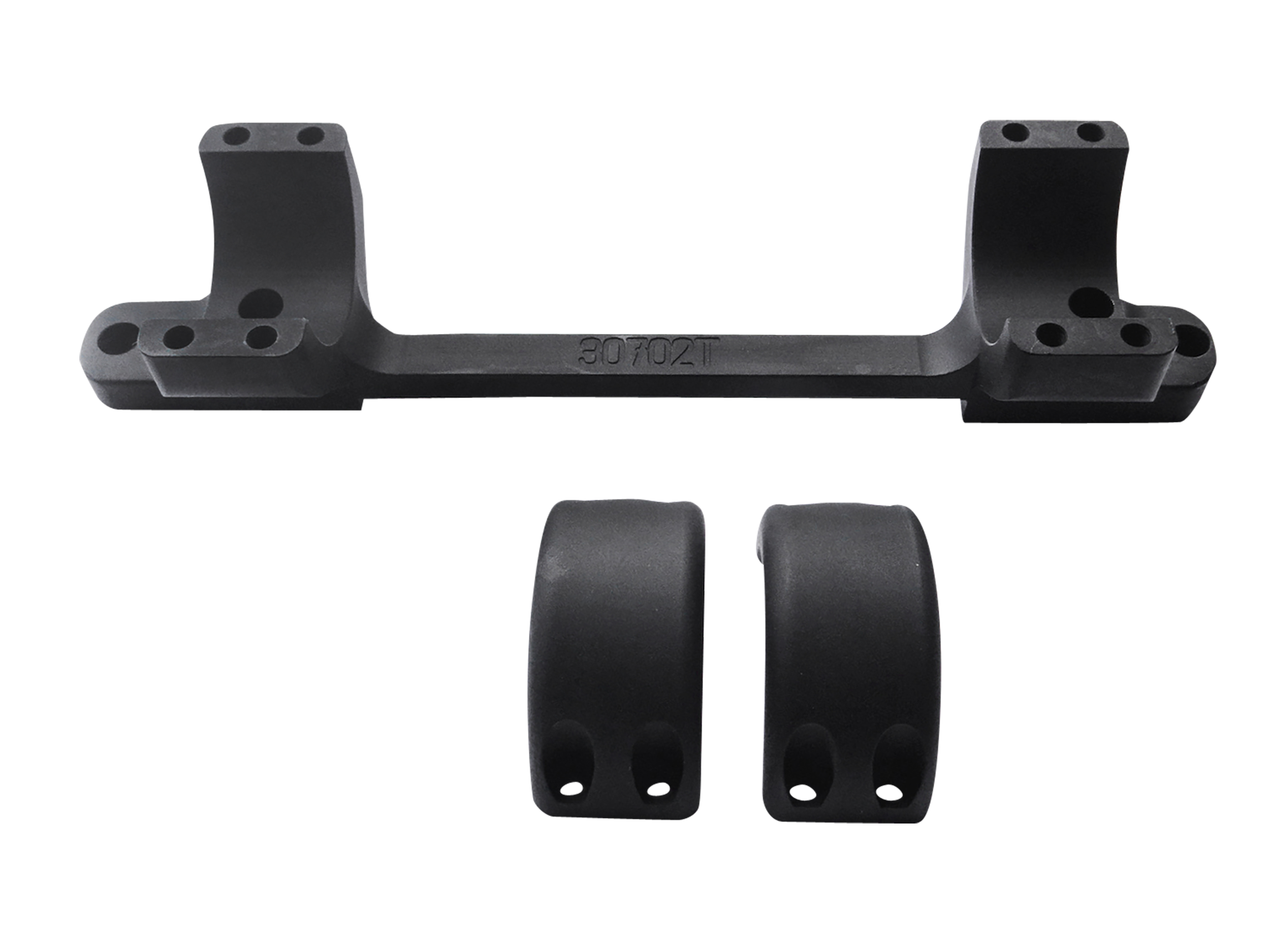 DNZ 30702T Game Reaper-Remington Scope Mount/Ring Combo Matte Black 30mm