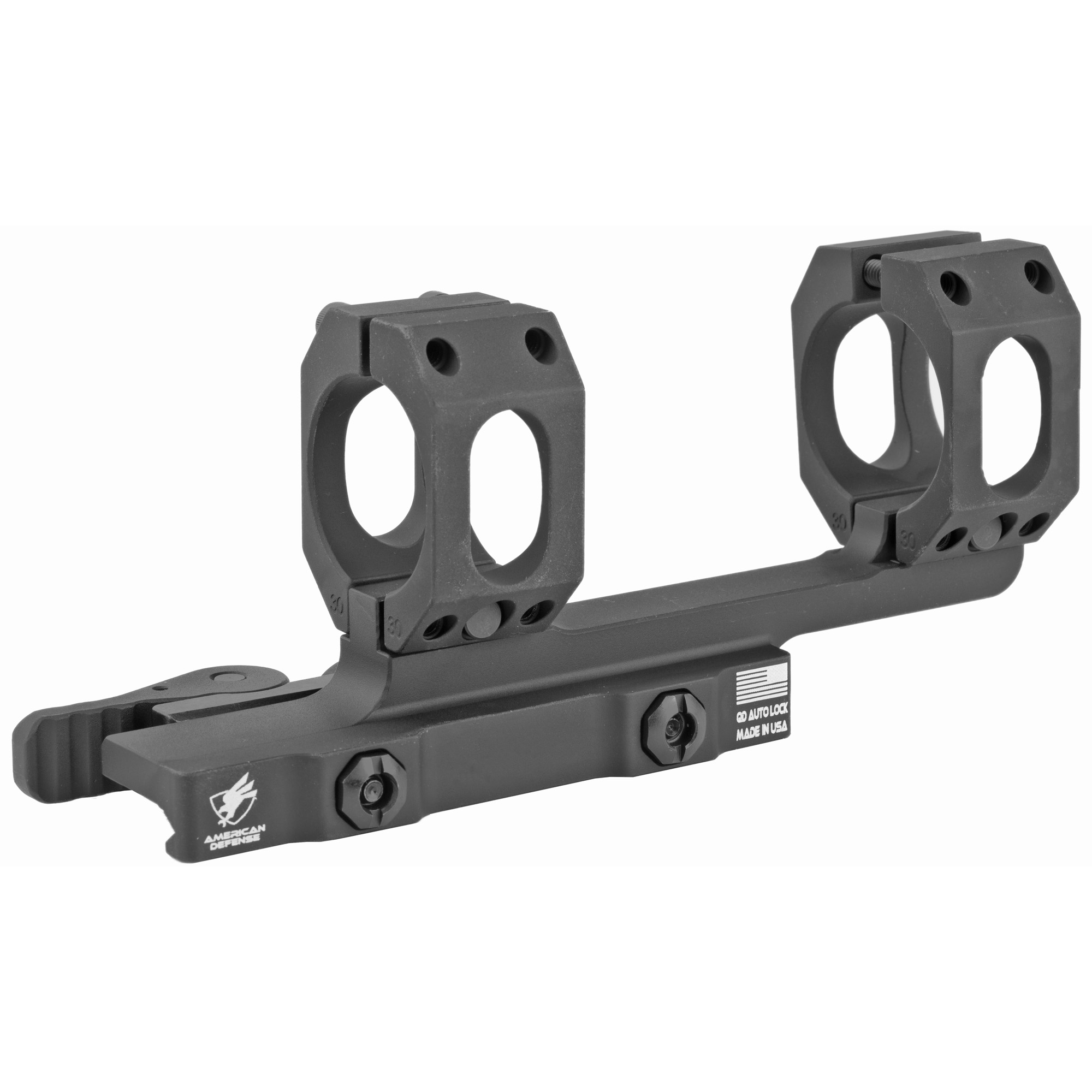 American Defense Manufacturing Am Def Scope Mount 1in Dual QR Cantilever Picatinny