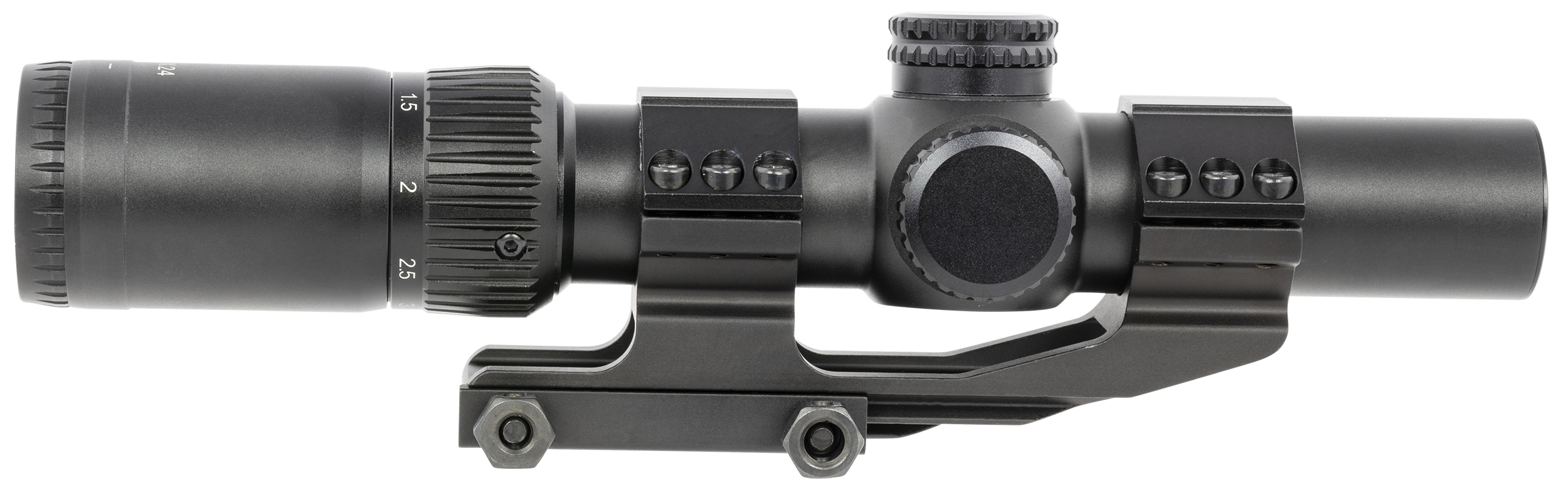 TacFire Sc1424g2d 1-4x 24mm Illuminated Red Dot Scope 1 Inch Mount