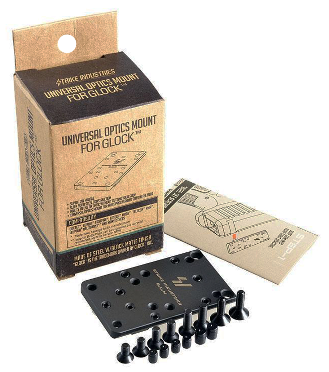 Strike Industries GLOCKGUM Universal Mount Steel for Most Glock Models 1.87in Base