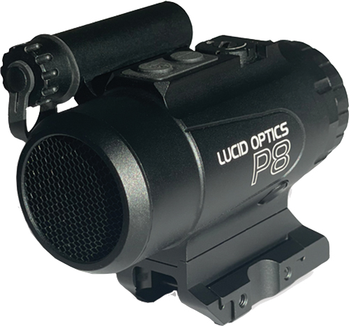 Lucid Optics P8 Prismatic with Picatinny Mount AAA Power 0.00 MOA Dot