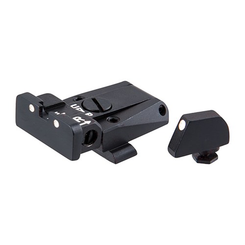 Lpa Sights Adjustable Glock Rear Sight White Dot for Glock