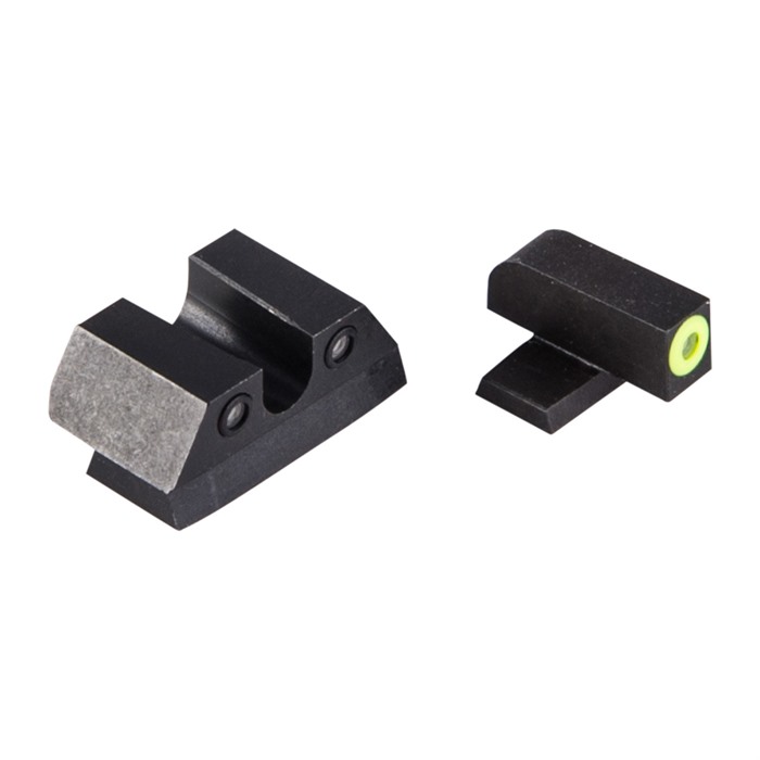 Night Fision Sig Sauer P Series 40/45 Yellow Front U Notch Rear Sights