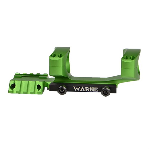 Warne 34mm Ultra High 0 Moa Green Mount for AR 15 M16 RAMP Tactical Picatinny
