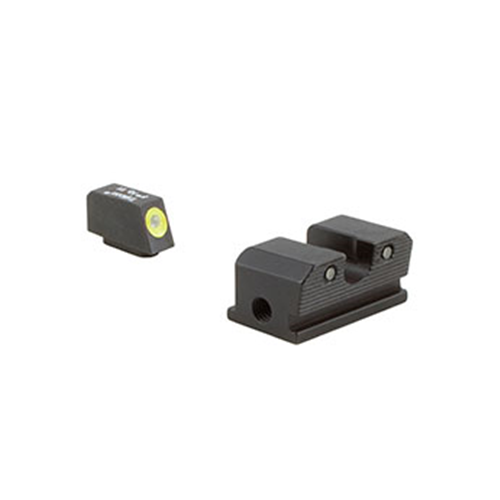 Brownells HD Night Sights Walther P99 PPQ Tritium Inserts Yellow Outline