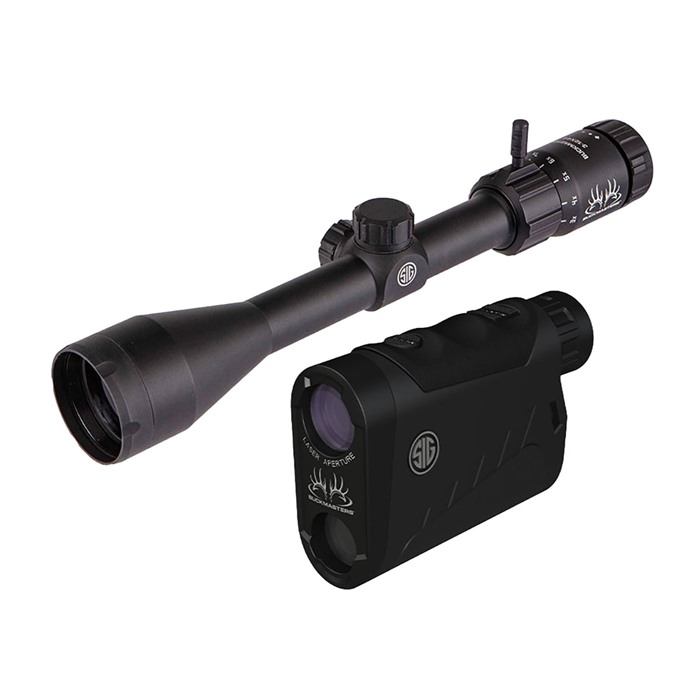 Sig Sauer Buckmaster Combo 1500 LRF Rangefinder 3-9x50 Rifle Scope Buckmasters BDC