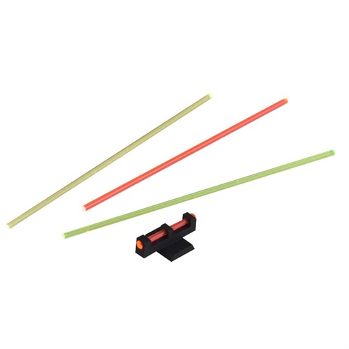 Brazos Custom .200 Sight 1911 Officers Green Red Fiber Optic Lightning Rod